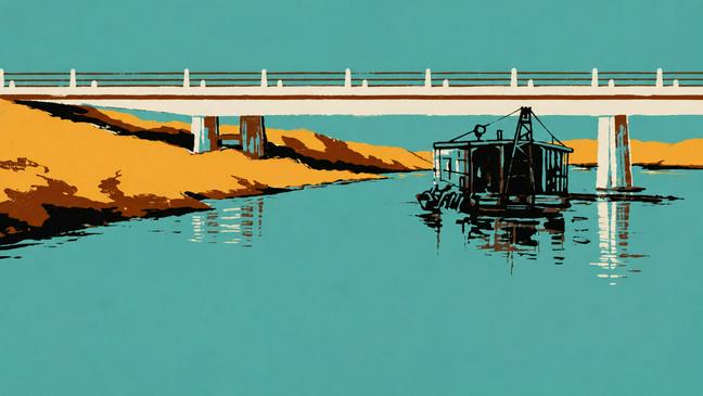 Искать воду внутри старого канала