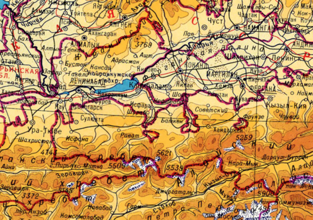Районы таджикской сср. Карта Таджикистана и Киргизии 1924 года. Карта Таджикистан в 1924 году граница с Кыргызстаном. 1924 Киргизия года карта и таджика. Карта Таджикистан 1957.
